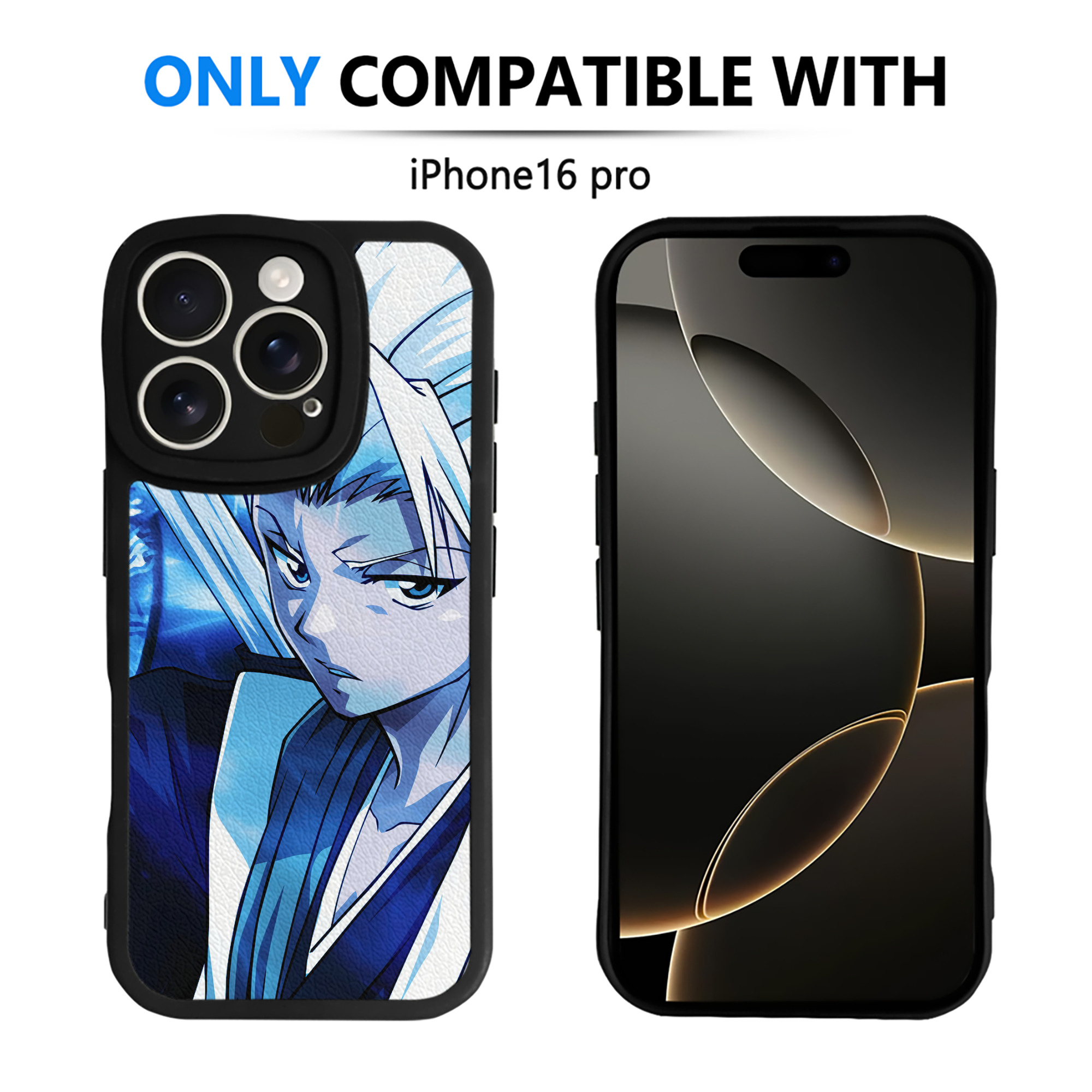 （画像用） ブリーチ BLEACH 【iPhone 16シリーズ対応】シリコンスマホケース（レザー調） 材質：シリコン